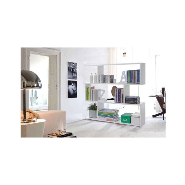 Evergreen House White Library Zig Zag-image-1