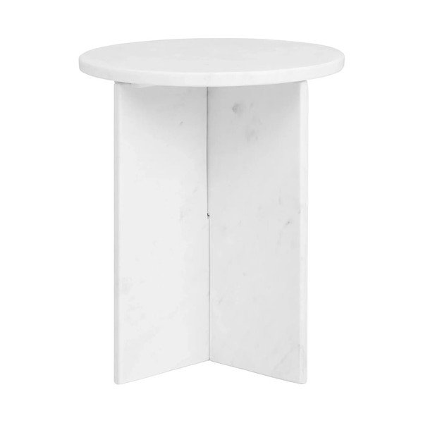 Mramorni okrugao pomoćni stol ø 40 cm Savio – Premier Housewares