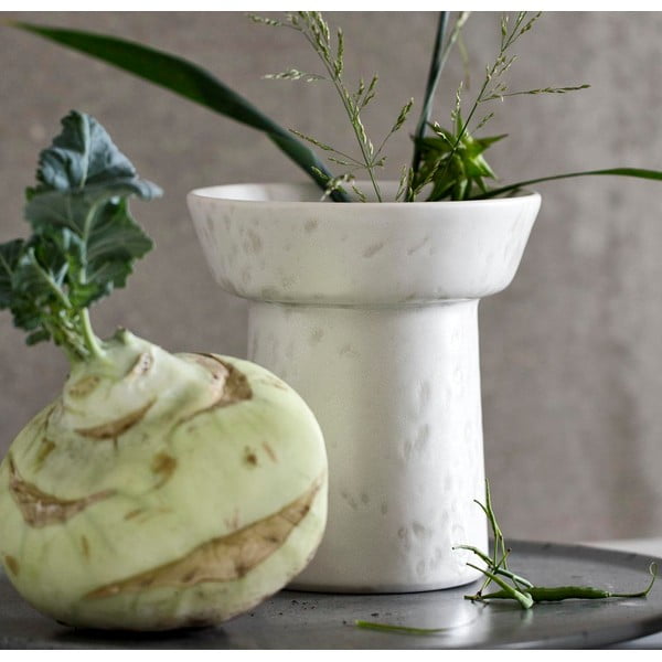 Bijela vaza od kamenine Kähler Design Ombria, visina 20 cm-image-1