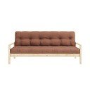 Narančasta/smeđa sklopiva sofa 205 cm Knob – Karup Design