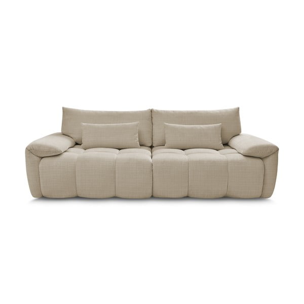 Bež sofa od šenila 264 cm Ivane – Bobochic Paris