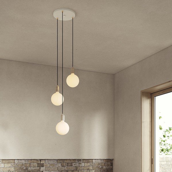 Viseća svjetiljka s mogućnosti zatamnjivanja u brončanoj boji ø 25 cm Triple Pendant – tala-image-1