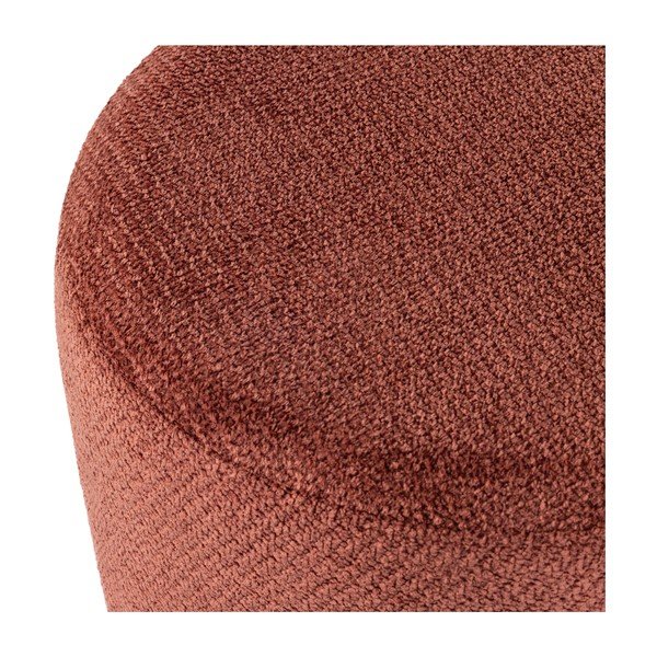 Crveni tabure od bouclé tkanine Islen – WOOOD-image-4
