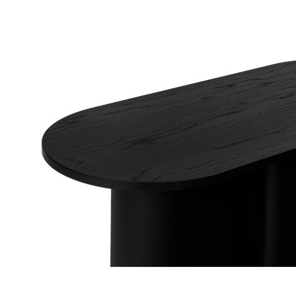 Crni stolić za kavu s pločom stola u dekoru hrasta 50x115 cm Looi – noo.ma-image-4