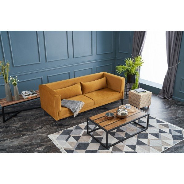 Žuta  sofa 197 cm Ardosa – Artie-image-4