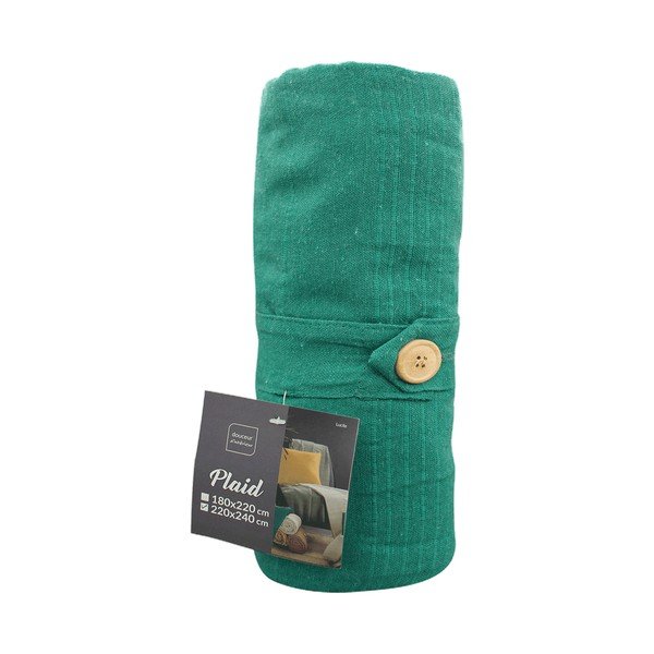 Plavozeleni prekrivač 220x240 cm Lucile – douceur d'intérieur-image-3