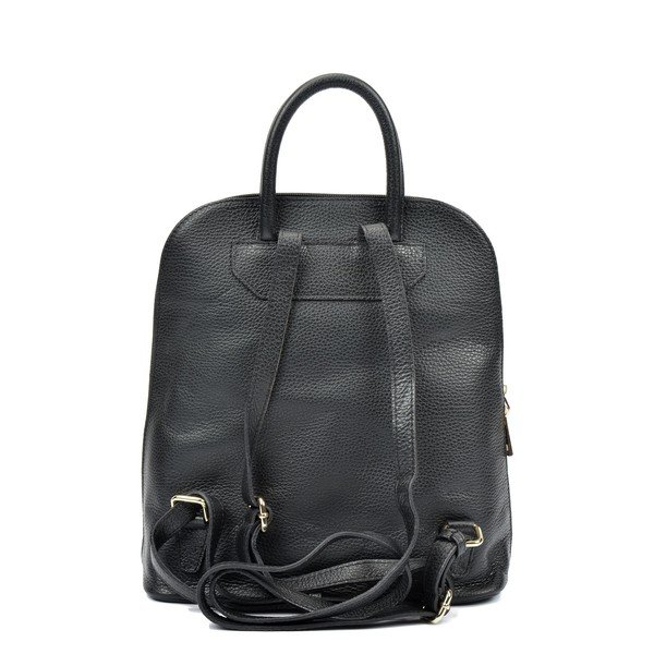 Crni kožni ženski ruksak Renata Corsi Sofia-image-3