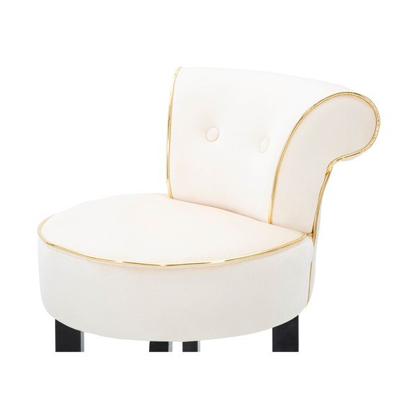 Krem baršunasta barska stolica 96 cm Luxy – Mauro Ferretti-image-4