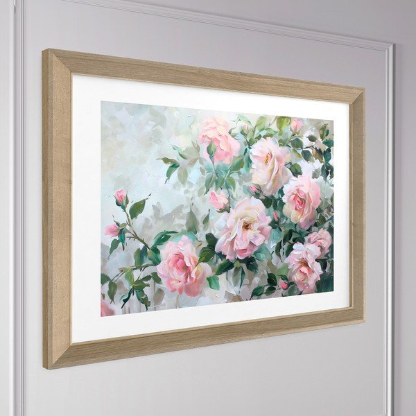 Tiskana slika s okvirom 75x56 cm Blooming Roses – Styler-image-3