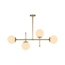 Visilica u zlatnoj boji Squid Lighting Kruva, visina 57 cm