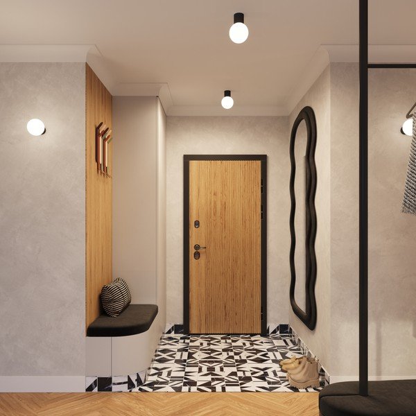 Crna stropna svjetiljka sa staklenim sjenilom ø 12 cm Orbital – Sollux-image-2