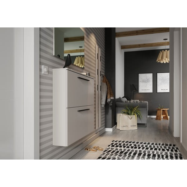 Sivo-bež viseći ormarić za cipele Utah - Germania-image-4