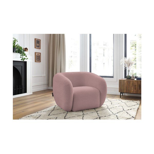 Svijetlo ružičasta fotelja Celine – Bobochic Paris-image-1