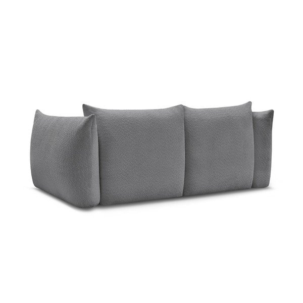 Siva sofa od bouclé tkanine 234 cm Azra – Bobochic Paris-image-4