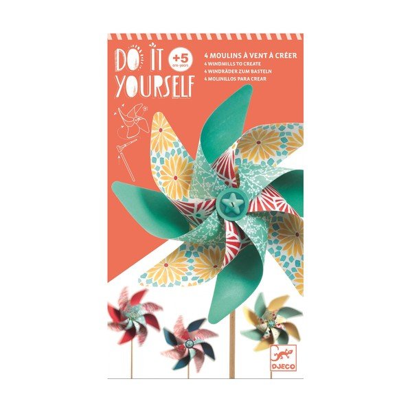 Set za izradu 4 vjetrenjače Djeco-image-3