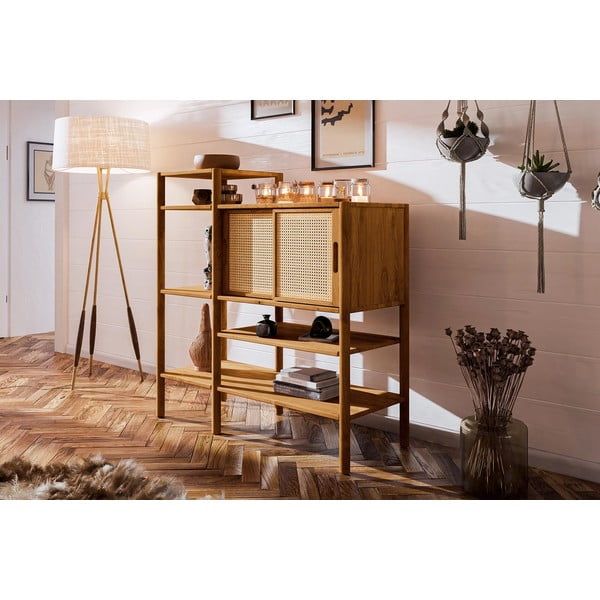 Regal za knjige od hrastovine 120x123 cm Pola - The Beds-image-4