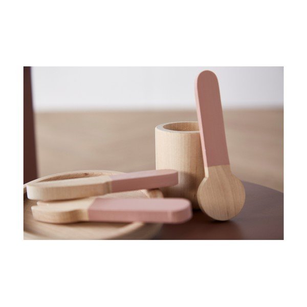 Set drvenog dječjeg suđa Flexa Play Tablewear-image-2
