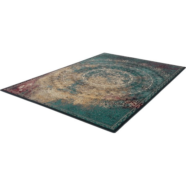 Petrolej zeleni vuneni tepih 160x240 cm Ann – Agnella-image-4