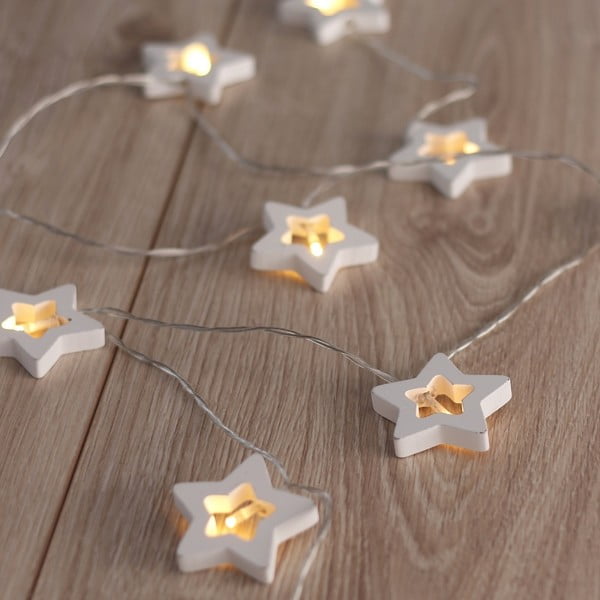 LED rasvjetni lanac u obliku DecoKing Star zvijezda, 10 svjetala, dužine 1,65 m