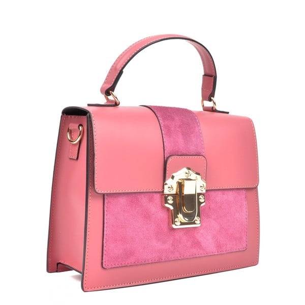 Ružičasta kožna torbica Isabella Rhea, 22 x 27 cm-image-2