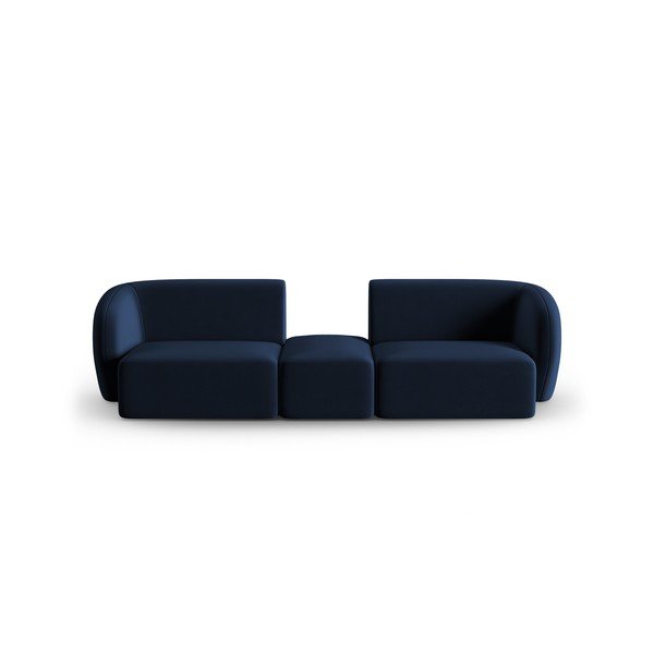 Plava baršunasti sofa 246 cm Paolo – Milo Casa