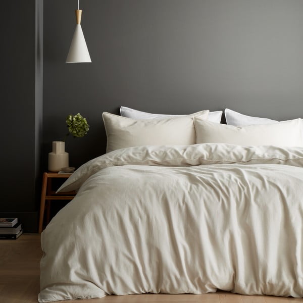 Krem posteljina za bračni krevet/za produženi krevet 230x220 cm Relaxed – Content by Terence Conran