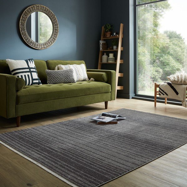 Tamno sivi tepih 120x160 cm Camino – Flair Rugs-image-1