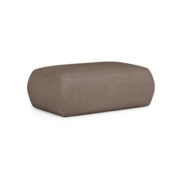 Smeđi tabure od bouclé tkanine Mirel – Rodier-image-2