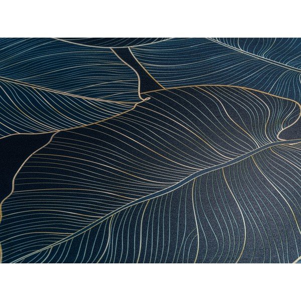 Plava WC daska s lakim zatvaranjem Wenko Big Leaves, 38 x 45 cm-image-1