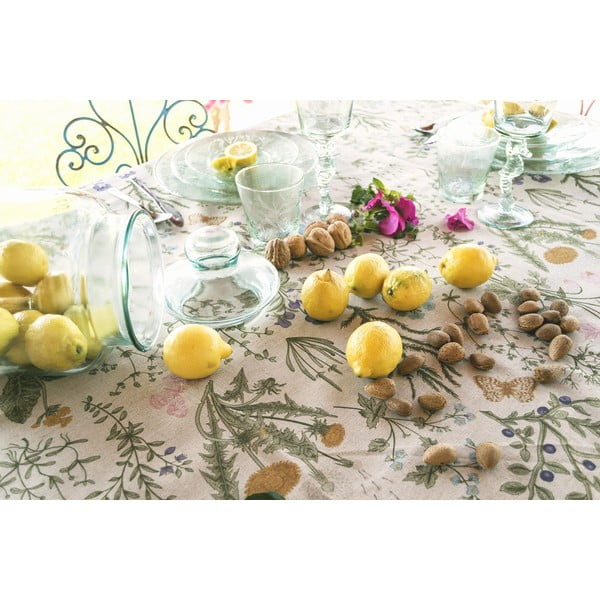 Stolnjak s platnom Surdic Botanic Herbs, 140 x 140 cm-image-1