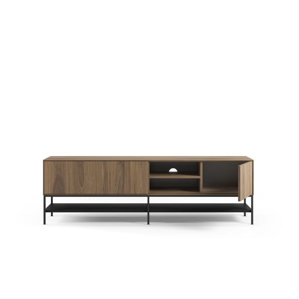 TV komoda u dekoru hrasta u prirodnoj boji 180x55x35 cm Amira – Marckeric-image-3