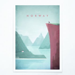 Poster Travelposter Norway, 50 x 70 cm