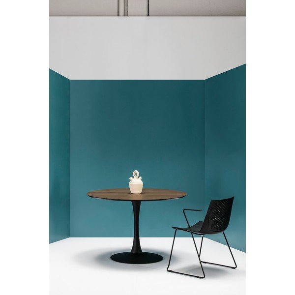 Okrugli blagovaonski stol s pločom od orahovog drveta Marckeric Oda, ⌀ 110 cm-image-2