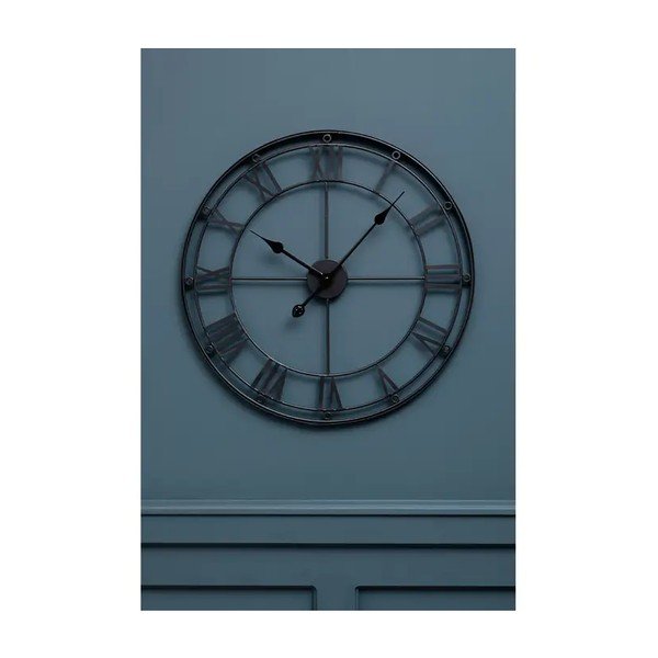 Crni zidni sat Premier Housewares Matt ⌀ 59 cm-image-1