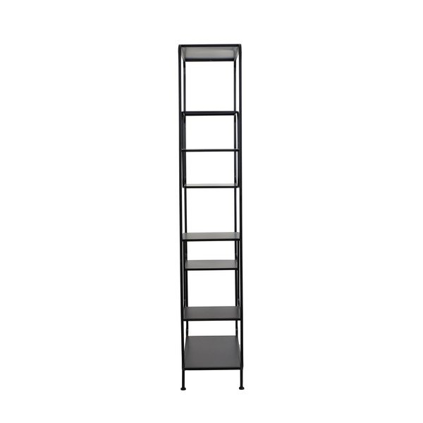 Crna metalna polica za knjige 100x206 cm Winston - Light & Living-image-3