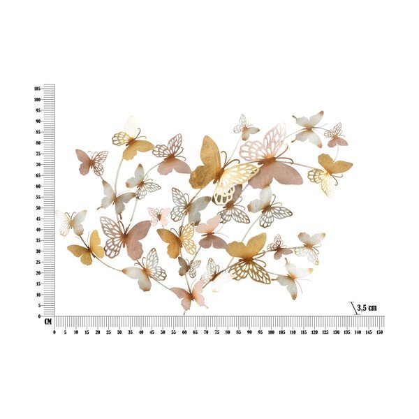 Metalni zidni ukras 132x95,5 cm Butterflies - Mauro Ferretti-image-4