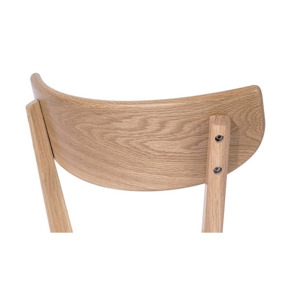 Blagovaonska stolica od hrastovine s bijelim sjedištem Arch - Bonami Selection-image-4