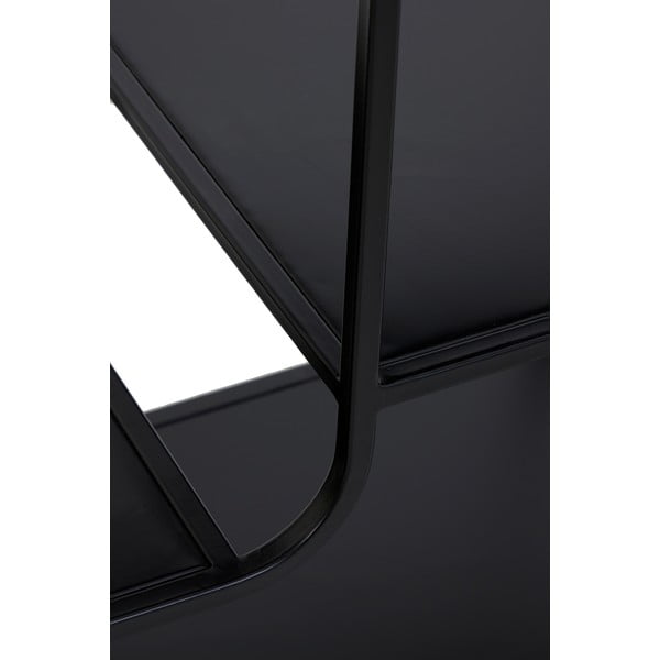Crna metalna polica za knjige 141x81,5 cm Winston - Light & Living-image-1