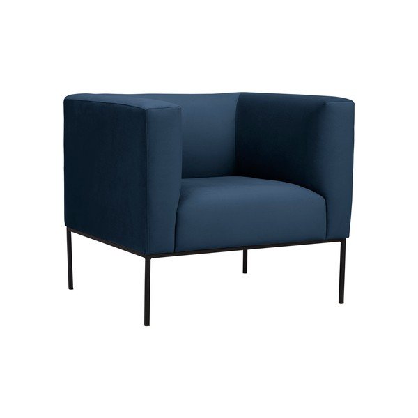 Tamnoplava fotelja Windsor & Co Sofas Neptune-image-1