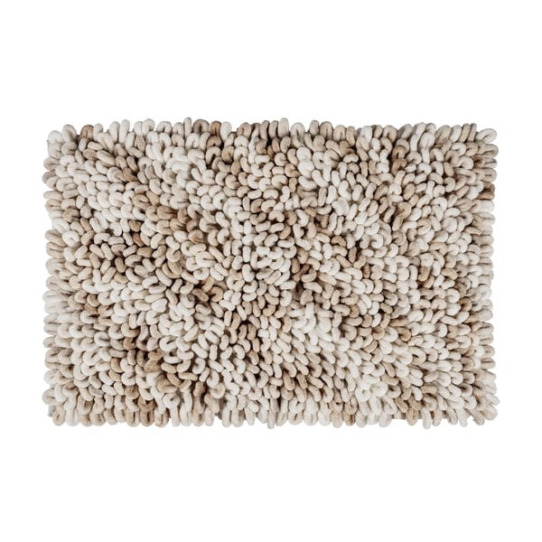 Bež tekstilna kupaonska prostirka 60x90 cm Lerici – Wenko