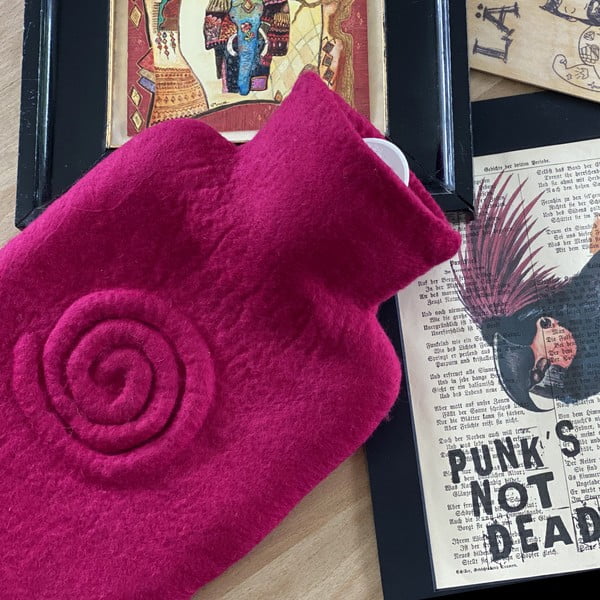 Termofor s navlakom od 100% ovčje merino vune Classic - Hugo Frosch-image-2