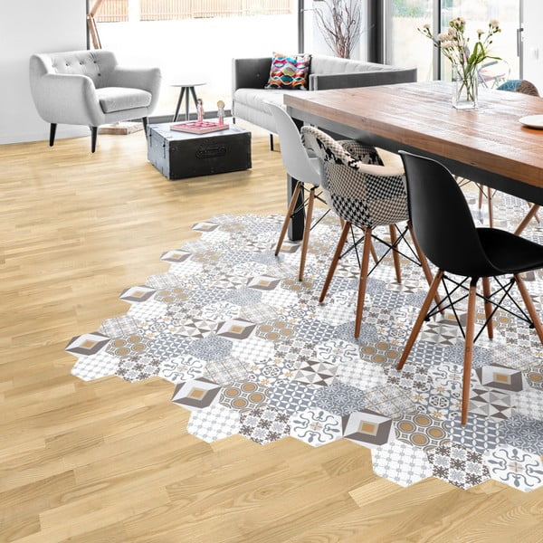 Set od 10 vodootpornih podnih naljepnica Ambiance Xenia-image-1