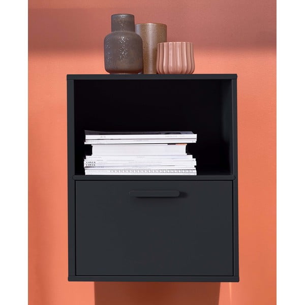 Crni zidni noćni ormarić Keep by Hammel-image-1