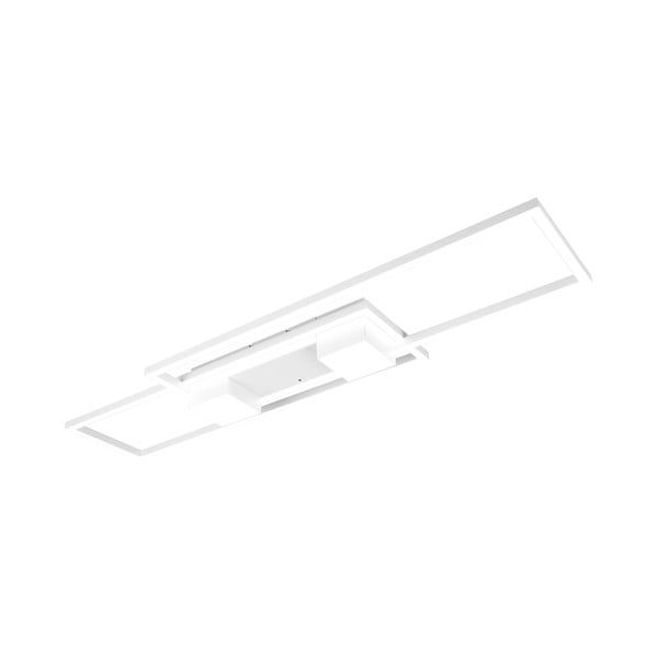 Bijela LED stropna svjetiljka s daljinskim upravljačem/s mogućnosti zatamnjivanja 28x100 cm Albany – Trio-image-1