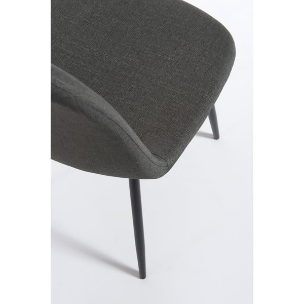 Set od 2 tamno sive blagovaonske stolice Bonami Essentials Lissy-image-4