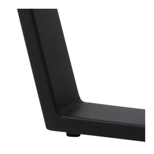 Crni stol za kavu s pločom u dekoru mramora Actona Amble, ⌀ 77 cm-image-3