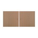 Vrata u dekoru hrasta za modularni sustav polica 2 kom 32x33 cm Mistral Kubus - Hammel Furniture