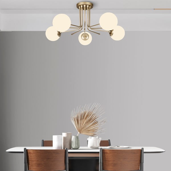 Stropna lampa u zlatnoj boji Squid Lighting Star, visina 34 cm-image-3