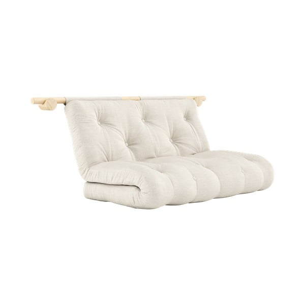 Lanena sklopiva sofa u prirodnoj boji 135 cm Hooked – Karup Design
