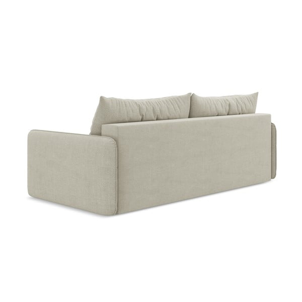 Krem sklopiva/s prostorom za odlaganje sofa 216 cm Nanea – Makamii-image-4